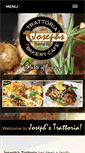 Mobile Screenshot of josephstrattoria.com